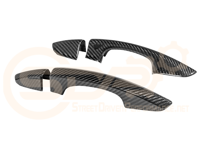 2015-2023 FORD MUSTANG S550 | CARBON FIBER OUTER DOOR HANDLE COVER SET PAIR