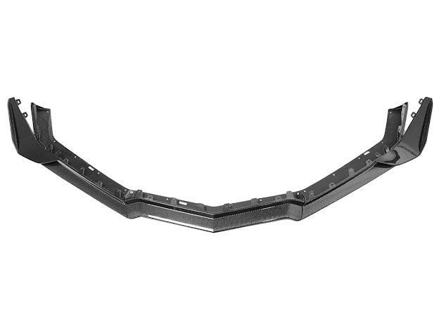 2023+ CHEVROLET CORVETTE C8 Z06 & E-RAY | Z07 PERFORMANCE PACKAGE CARBON FIBER LIP SPLITTER GROUND EFFECTS WITH CANARDS