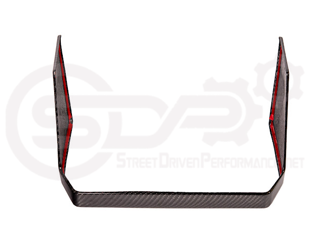 2024-Up Tesla Cybertruck | Interior DRY Carbon Fiber Rear Display Lower Trim Cover