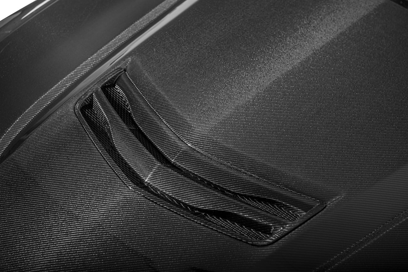 2020-Up Cadillac CT5 / CT5-V / CT5-V Blackwing | Blackwing Style CARBON FIBER Front Vented Hood