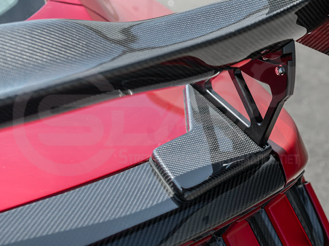 2024-UP FORD MUSTANG S650 COUPE | APR STYLE CARBON FIBER REAR HIGH WING SPOILER