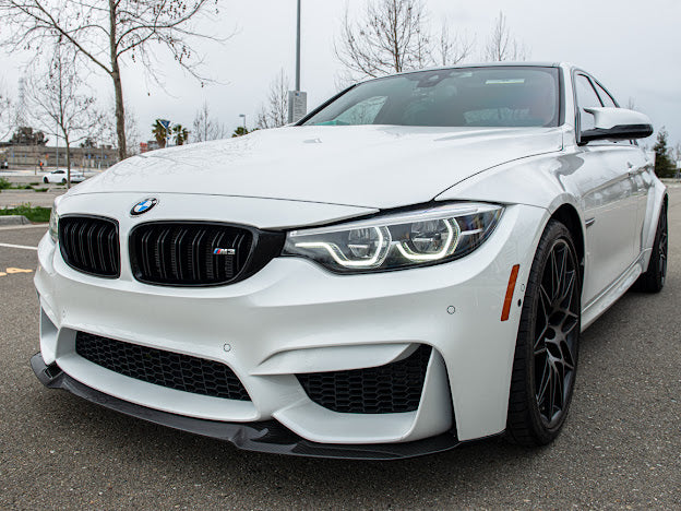 2015-2020 BMW F80 M3 & F82 / F83 M4 | Club Sport Style CARBON FIBER Front Lower Lip Splitter Ground Effects