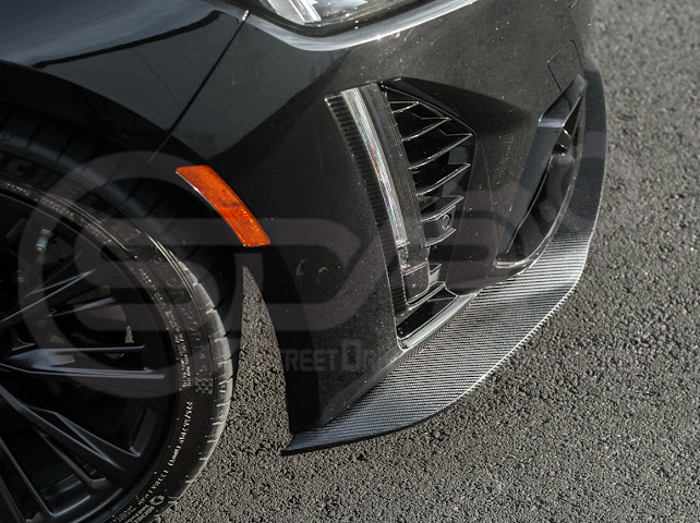 2022-PRESENT CADILLAC CT5-V BLACKWING SEDAN | FACTORY STYLE CARBON FIBER FRONT LIP SPLITTER GROUND EFFECTS
