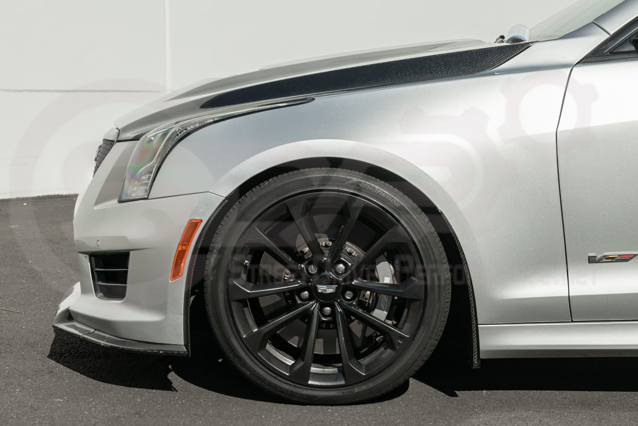 2016-2019 CADILLAC ATS-V SEDAN | SDP PERFORMANCE PACKAGE CARBON FIBER FRONT AND/OR REAR MUD FLAPS SPLASH GUARDS PAIR