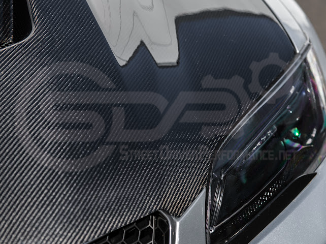 2008-2009 PONTIAC G8 CARBON FIBER ZR1 STYLE FRONT VENTED COWL HOOD
