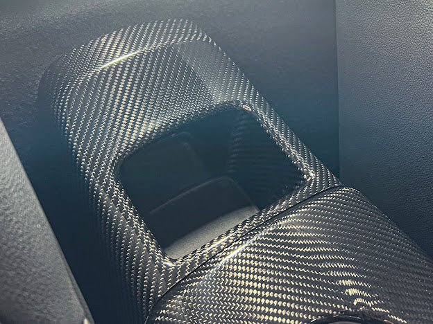 2020-Up Toyota GR Supra A90 A91 | Factory Style CARBON FIBER Rear Center Storage Compartment Cover