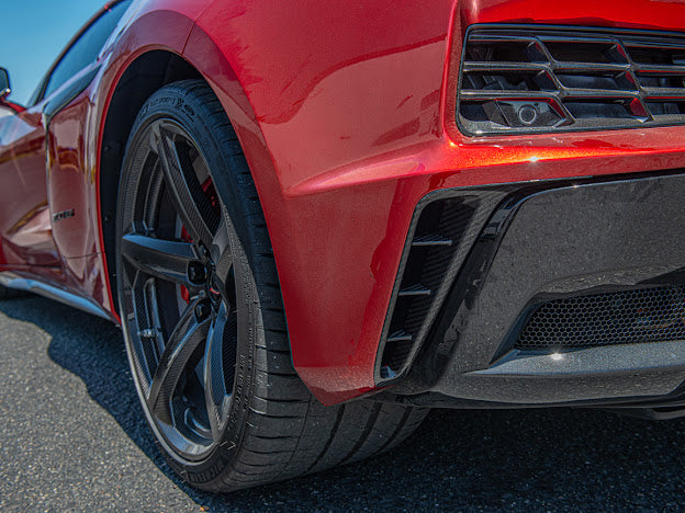 2020+ CHEVROLET CORVETTE C8 Z06 |REAR DIFFUSER SIDE VENT COVER PAIR