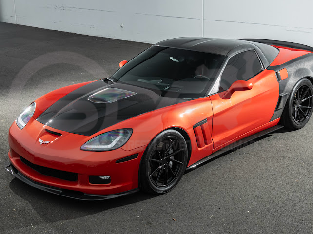 2005-2013 C6 Corvette - Carbon Fiber B-Pillar / Halo Cover