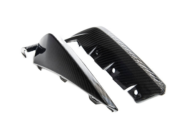 2021-UP BMW G82 / G83 M4 | M-PERFORMANCE STYLE CARBON FIBER FRONT SIDE LIP SPLITTER GROUND EFFECTS