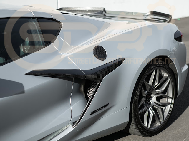 2020-UP CORVETTE C8 | SIDE FENDER FUEL TANK GAS LID DOOR COVER