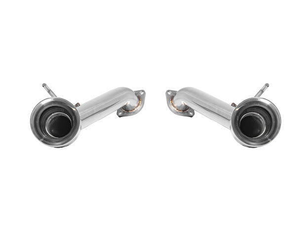 2023-PRESENT NISSAN 400Z RZ34 | MUFFLER DELETE AXLE BACK DUAL TIPS EXHAUST (CHROME OR BURNT BLUE TIPS)