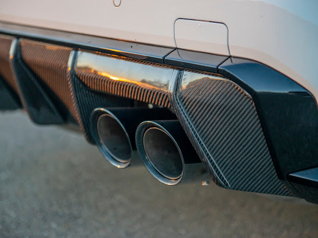 2021-UP BMW G80 M3 | G82/G83 M4 | M-PERFORMANCE STYLE CARBON FIBER REAR BUMPER DIFFUSER