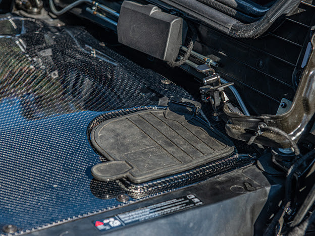 2020+ CHEVROLET CORVETTE C8 HTC | FACTORY STYLE CARBON FIBER ENGINE BAY PANEL COVER REPLACEMENT
