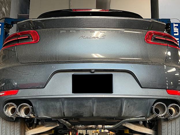 2014-2021 PORSCHE MACAN MUFFLER DELETE AXLE BACK QUAD TIPS EXHAUST