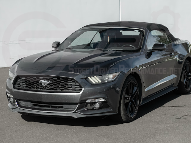 2015-2023 FORD MUSTANG S550 | CARBON FIBER FRONT BUMPER FOG LIGHT BEZEL COVER PAIR