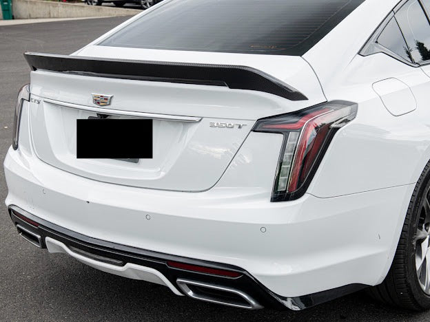 2020-Present Cadillac CT5 Sport / CT5-V / CT5-V Blackwing | CARBON FIBER Blackwing Style Spoiler Wing