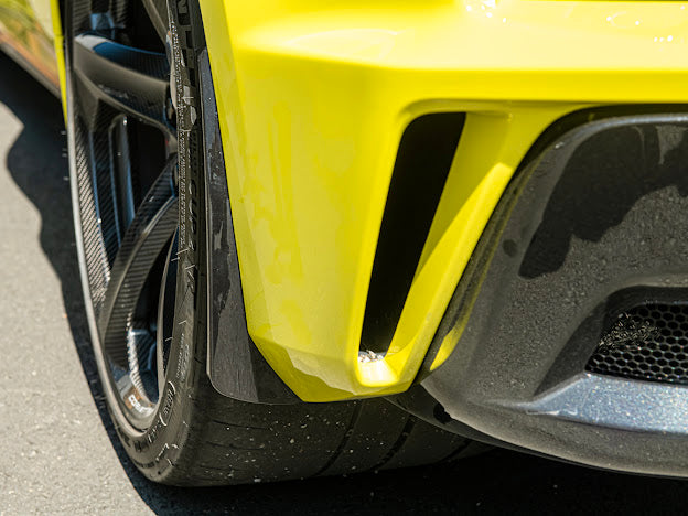 2020+ CHEVROLET CORVETTE C8 Z06 & E-RAY | CARBON FLASH XL EXTENDED FRONT SPLASH GUARD