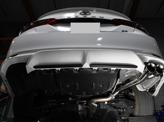 2018-2024 Toyota Camry SE | T-304 Muffler Delete Single Exit Axle Back Exhaust (Chrome or Burnt Blue Tips)