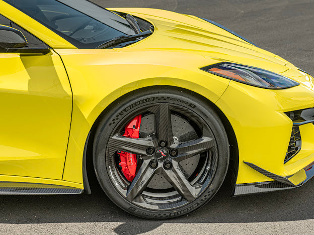 2020+ CHEVROLET CORVETTE C8 Z06 & E-RAY | MATTE BLACK XL EXTENDED FRONT SPLASH GUARD