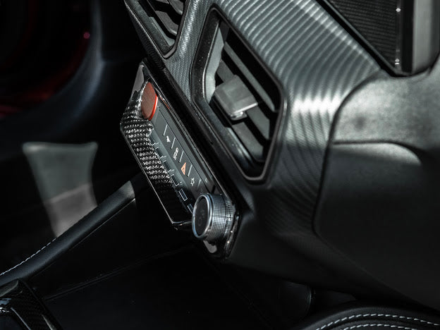 2024-UP FORD MUSTANG S650 | CARBON FIBER AC CONTROL PANEL COVER