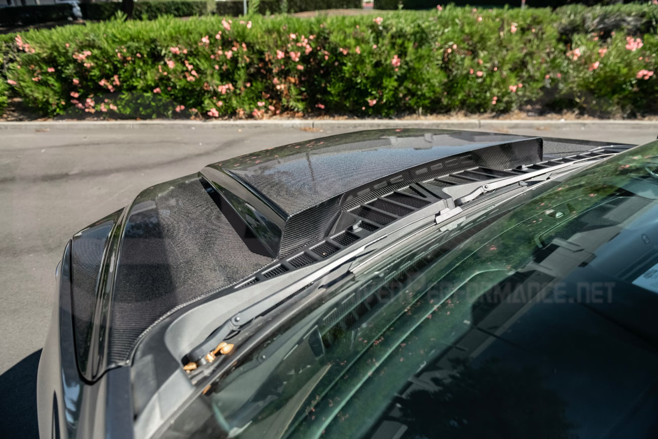 2021-UP FORD F-150 | SDP PERFORMANCE STYLE CARBON FIBER FRONT COWL HOOD