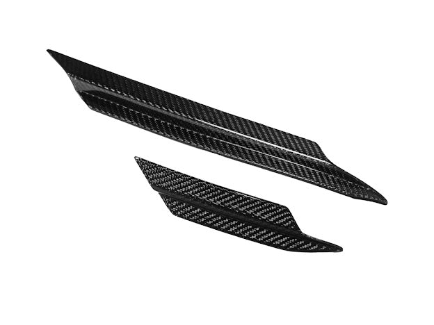 2020+ CORVETTE C8 CARBON FIBER SIDE CANARDS DIVE PLANE (PAIR)