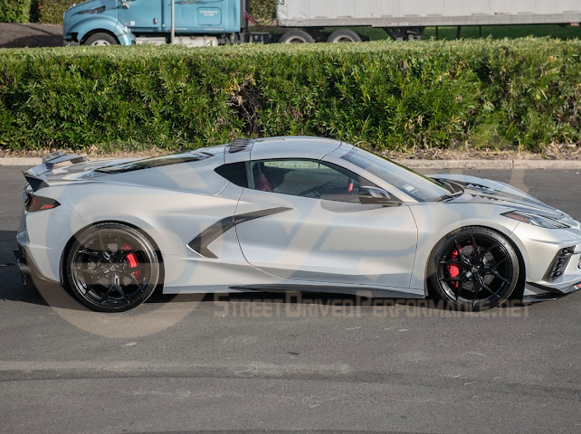2020+ CHEVROLET CORVETTE C8 STINGRAY | Z06 PACKAGE SIDE SKIRTS ROCKER PANELS GROUND EFFECTS