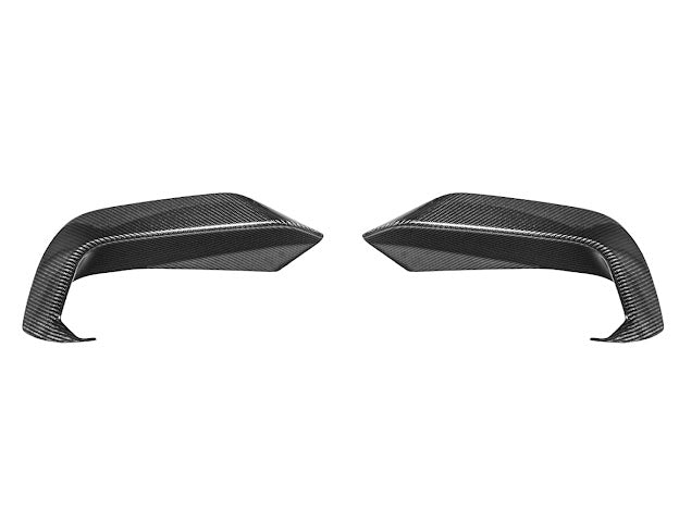 2024-UP FORD MUSTANG ECOBOOST | CARBON FIBER FRONT LOWER SIDE GRILLE INSERTS PAIR