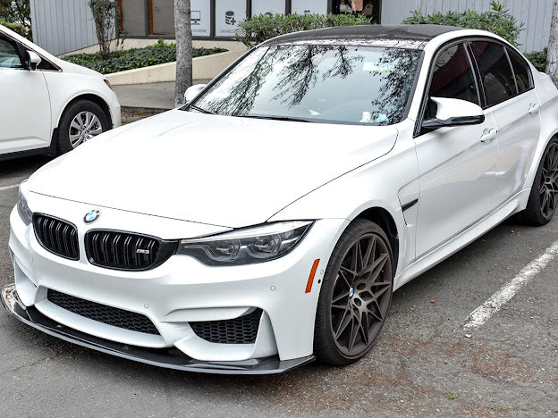 2015-2020 BMW F80 M3 & F82 / F83 M4 | SDP PERFORMANCE STYLE CARBON FIBER Front Bumper Lower Lip Splitter Ground Effects