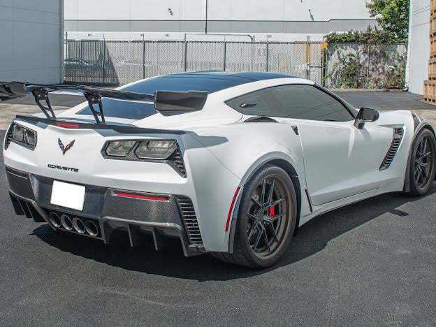 2014-2019 CORVETTE C7 GM FACTORY PACKAGE CARBON FIBER REAR BUMPER DIFFUSER