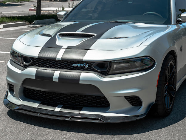 2015-UP DODGE CHARGER SRT PERFORMANCE FRONT SPLITTER (4pc)