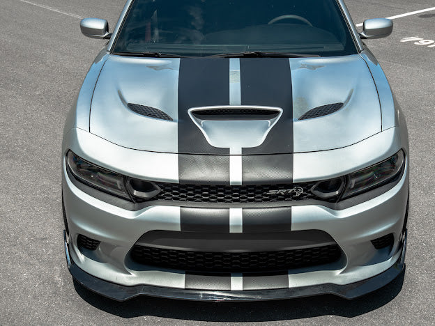 2015-UP DODGE CHARGER SRT TRACK PACKAGE FRONT SPLITTER (3pc)