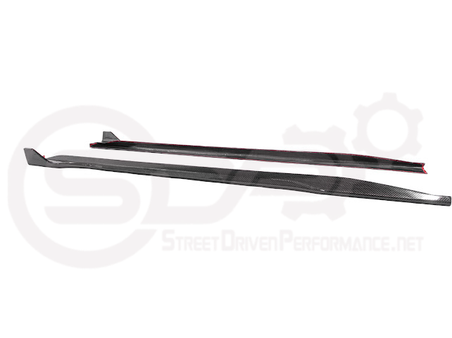 2024-Up Ford Mustang S650 | SDP Performance CARBON FIBER Side Skirts Extension Rocker Panels Ground Effects