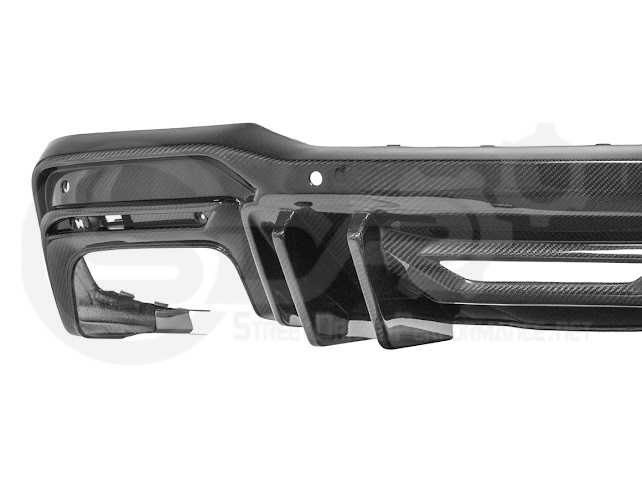 2024+ FORD MUSTANG S650 |  VERSION 2 PACKAGE REAR BUMPER DIFFUSER