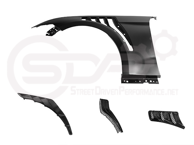 2015-2017 MUSTANG | GT500 KR STYLE FRONT VENTED FENDERS