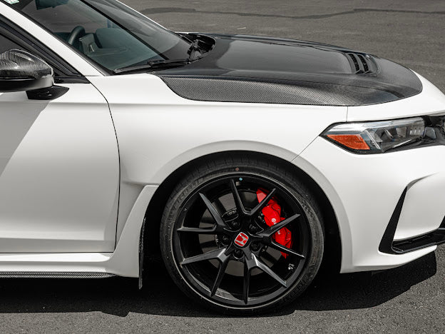 2023-Up Honda Civic FL5 Type-R | JDM Factory Style CARBON FIBER Front Vented Hood