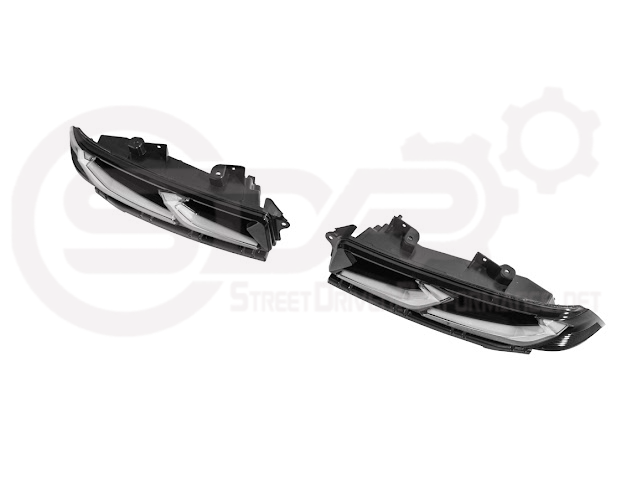 2014-2015 CHEVROLET CAMARO | GM C8 CORVETTE STYLE SEQUENTIAL SIGNAL LED REAR TAILLIGHT PAIR (CLEAR OR SMOKE TINTED LENSES)
