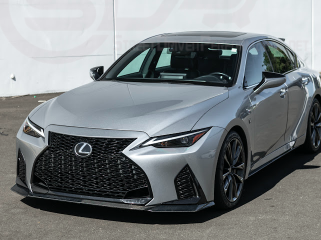 2021-UP LEXUS IS300, IS350, IS500 | JDM NOVEL STYLE CARBON FIBER FRONT BUMPER LIP SPLITTER GROUND EFFECTS