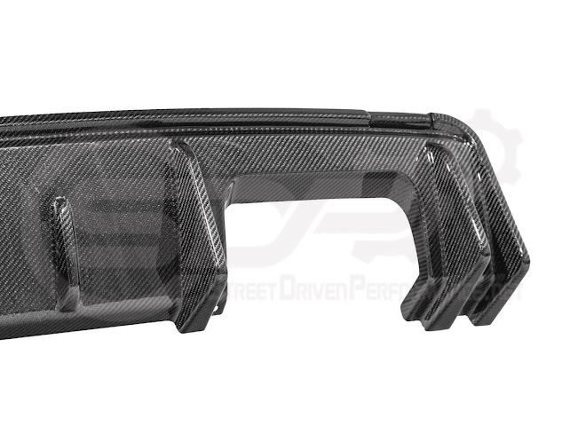 2021-PRESENT BMW G82/G83 M4 | 3D STYLE CARBON FIBER REPLACEMENT 3PCS REAR DIFFUSER APRON