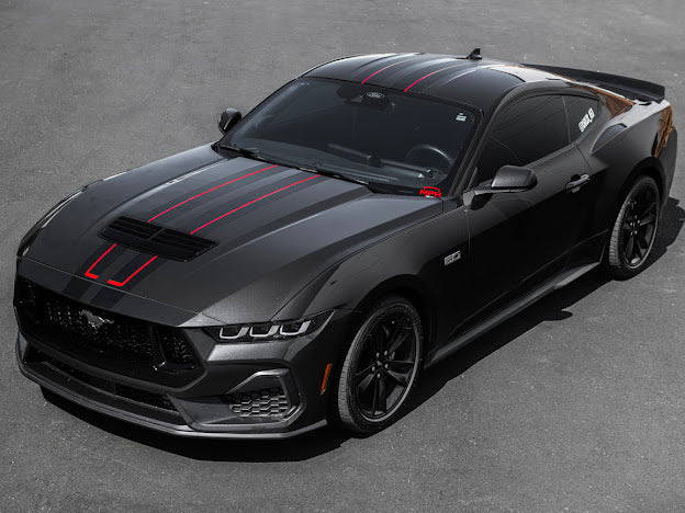 2024-UP FORD MUSTANG S650 | HOOD BODY STRIPE 3M DECALS