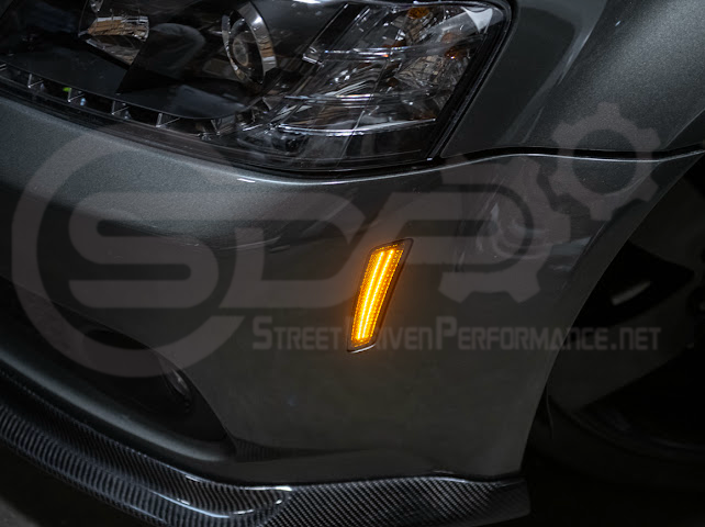 2008-2009 Pontiac G8 | Front Clear / Amber / or Smoke Lens Amber Light LED Side Markers Pair