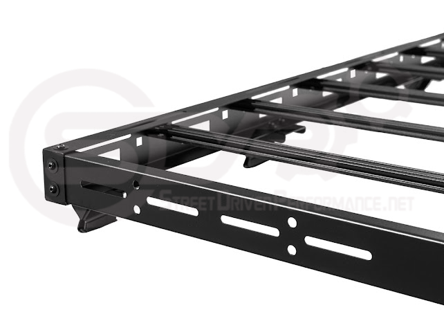 2018-UP JEEP WRANGLER JL & 2020-PRESENT JEEP GLADIATOR JT | CARBON STEEL BLACK TOP ROOF CARGO RACK (FULL & HALF LENGTH)