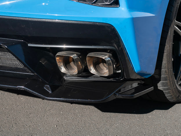 2020-Up Corvette C8 Stingray, Z51, & E-Ray | CARBON FLASH METALLIC Rear Bumper *ADD-ON* Diffuser Lip