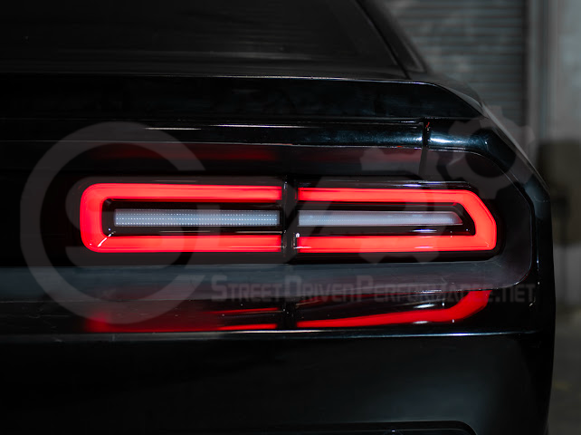 2008-2014 DODGE CHALLENGER | FACELIFTED SEQUENTIAL SIGNAL LED CLEA REAR TAILLIGHTS (PAIR)