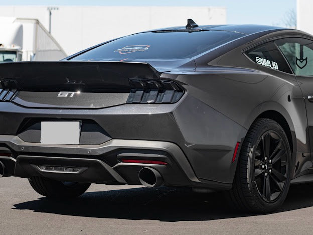 2024-UP FORD MUSTANG S650 | SMOKE TINTED REAR TAIL LIGHT TRIM BEZEL COVER