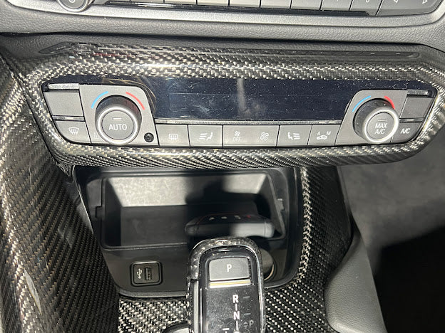 2020-Up Toyota GR Supra A90 A91 |Factory Style DRY CARBON FIBER Center Console AC Switch Panel Cover