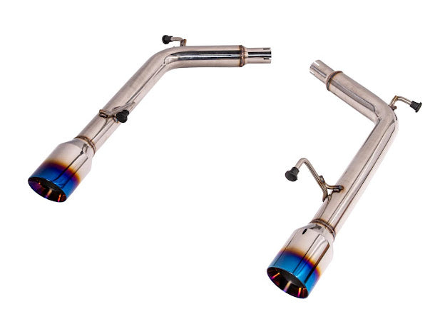 2007-2008 INFINITI G35 SEDAN & 2008-2014 INFINITI G37 SEDAN | MUFFLER DELETE AXLE BACK DUAL TIPS EXHAUST (CHROME TIPS OR BURNT BLUE TIPS)
