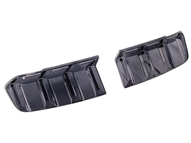2024-UP FORD MUSTANG S650 | SMOKE TINTED REAR TAIL LIGHT TRIM BEZEL COVER