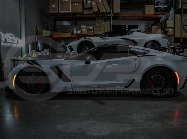 2014-2019 Chevrolet Corvette C7 | Factory Style Front & Rear LED Side Marker Lights Pair