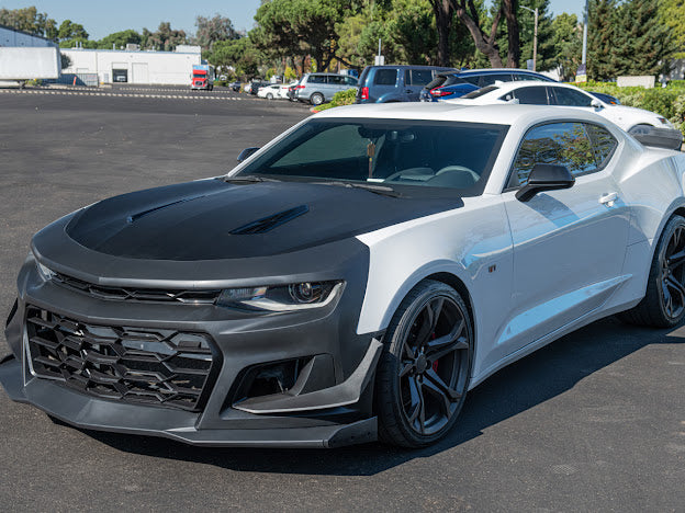 2016-2018 6th Gen Camaro - ZL1 1LE Replacement Front Bumper Cover Grille Lip Canard Pair For Camaro